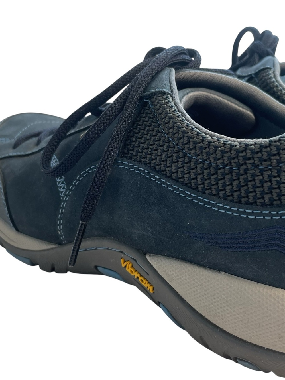 Dansko Women's Paisley Sneakers Navy Blue Leather Vibram Soles Size 10-10.5 Wide - Picture 11 of 14